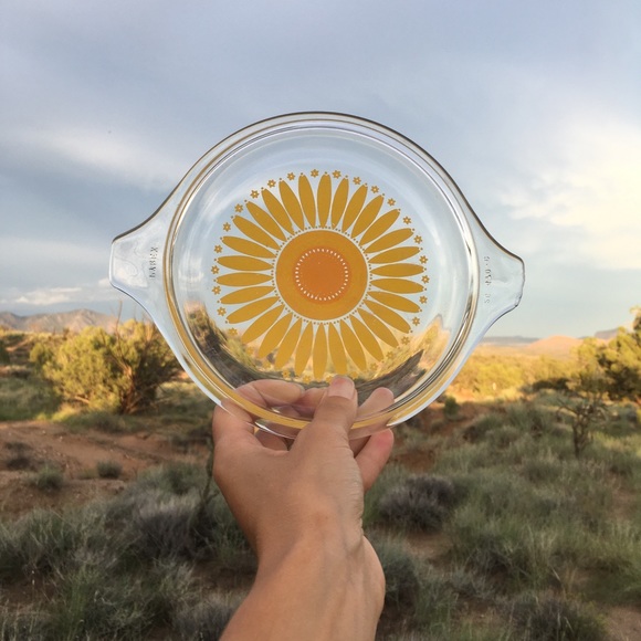 Pyrex Other - Vintage 1960’s Pyrex Sunflower Dish with Lid